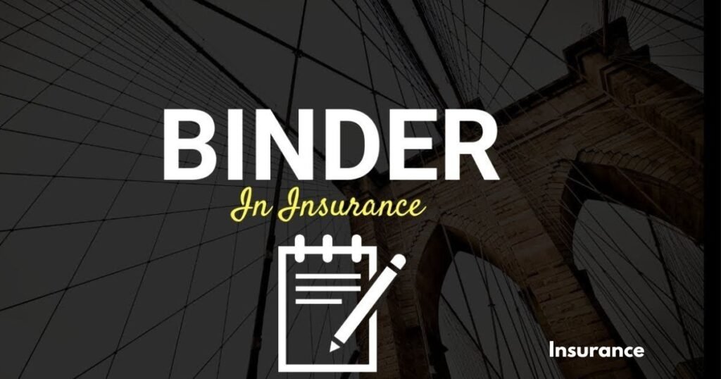 Insurance Binder